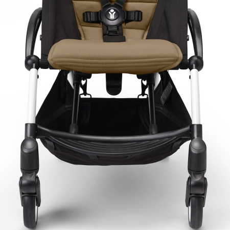 Stokke YOYO³ 2 в 1 White/Toffee с мягкой люлькой для новорождённого