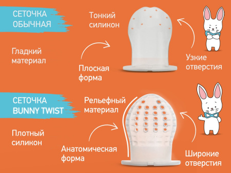 Roxy Kids Сеточка для ниблера Bunny Twist