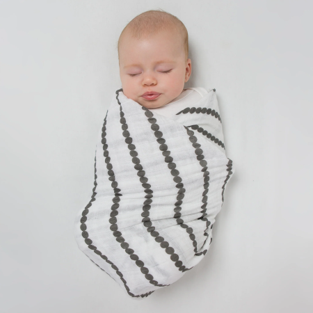 SwaddleDesigns Набор пеленок муслин 4 шт. - Gold and Graphite, Soft Black with Touch of Gold Shimmer
