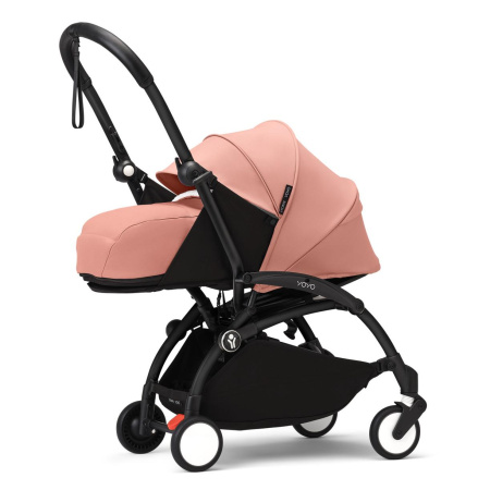 Stokke YOYO3 коляска универсальная 2в1 с мягкой люлькой Black/Ginger