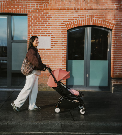 Stokke YOYO3 Black Ginger чёрный розовый фото