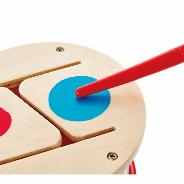 Hape Игрушка музыкальная двусторонний барабан
