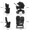 Bugaboo Коляска для погодок Donkey 5 Duo, BLACK/FOREST GREEN-FOREST GREEN