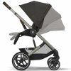 Cybex Детская коляска Balios S Lux TPE 2-в-1 c дождевиками Chocolate Brown