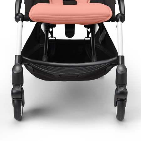 Stokke YOYO3 White Ginger белая рама и розовый прогулочный блок
