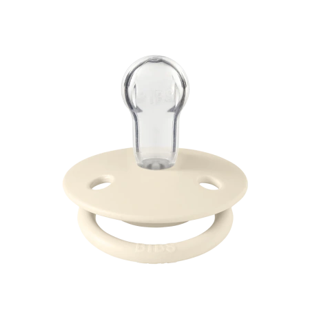 BIBS Пустышка De Lux Silicone 0+ месяцев - Ivory