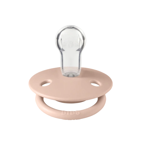 BIBS Пустышка De Lux Silicone 0+ месяцев - Blush