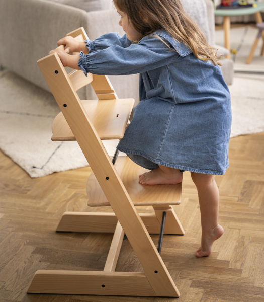 Stokke Tripp Trapp деревянный растущий стул детальное фото