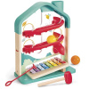 Hape Игрушка развивающая Горка для шариков в виде домика, с ксилофоном