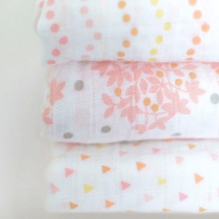 SwaddleDesigns Набор пеленок муслин 3 шт. 