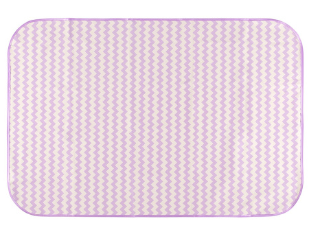 Roxy Kids Клеенка наматрасник с резинками 70х100 - Сиреневые зигзаги