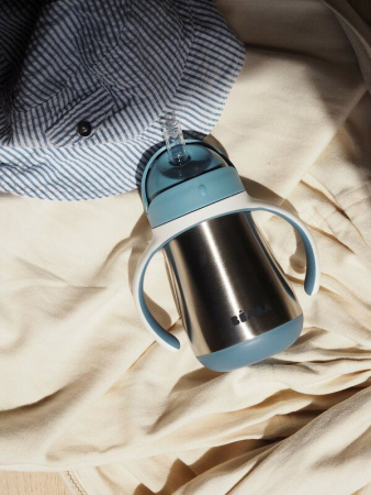 Beaba Поильник термос TASSE PAILLE INOX 250 ML.