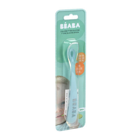 Beaba Эргономическая ложка 1ST AGE SILICONE SPOON