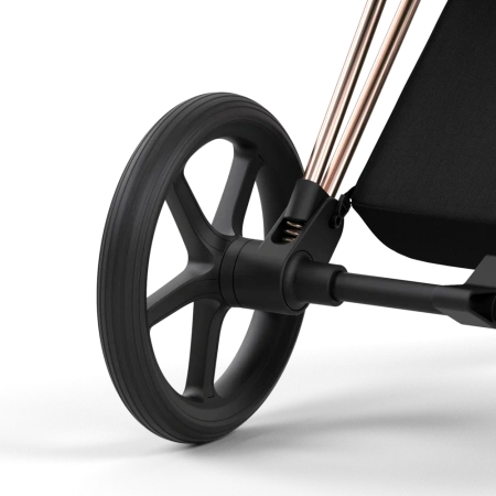 Cybex Детская коляска Priam IV Rosegold 2-в-1 Sepia Black + спальный блок Lux Carry Cot