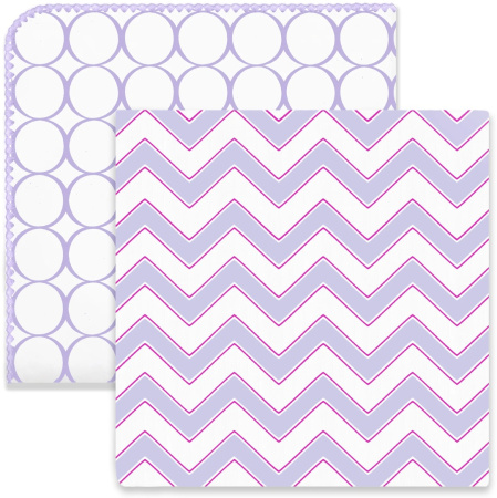 Lavender Mod Circles + Chevron