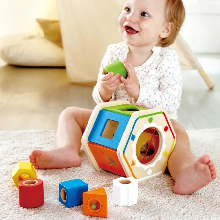 Hape Детский игровой "Сортер" Учим по цветам, 13 элементов