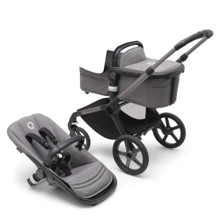 Bugaboo Шасси для коляски Fox 5 base - GRAPHITE/GREY MELANGE