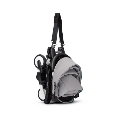 Stokke YOYO3 White Stone белая рама и серый прогулочный блок