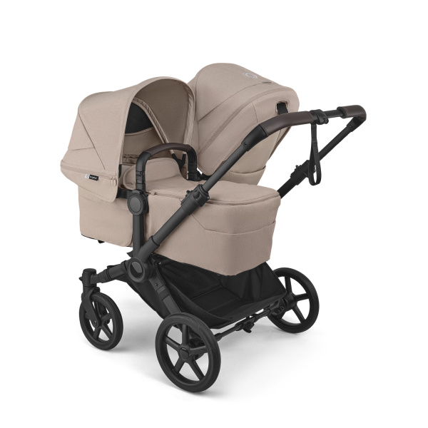 Bugaboo Коляска для погодок Donkey 6 Duo, BLACK/DESERT TAUPE MELANGE