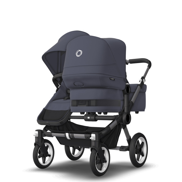 Bugaboo Коляска для погодок Donkey 5 Duo, GRAPHITE/STORMY BLUE-STORMY BLUE