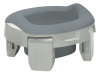 Roxy Kids Дорожный горшок HandyPotty 3-в-1 с многоразовой вкладкой - Серый/серый