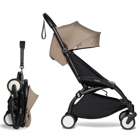 Коляска 2в1 BABYZEN YOYO² с каркасной люлькой Taupe/Black