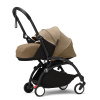 Stokke YOYO3 коляска универсальная 2в1 с мягкой люлькой Black/Toffee