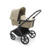 Bugaboo Коляска универсальная 2в1 Fox Cub complete - BLACK/DESERT BEIGE-DESERT BEIGE