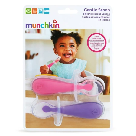 Munchkin Ложки детские с ограничителем Gentle Scoop (2 шт) 6+