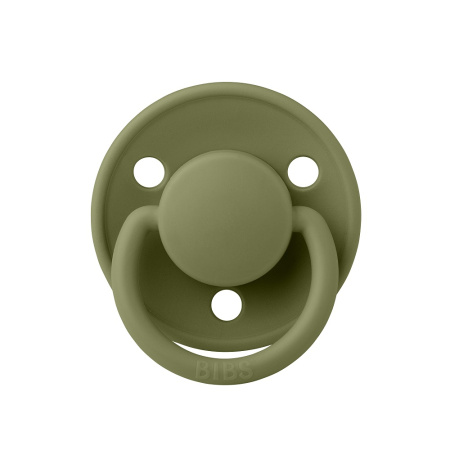 BIBS Пустышка De Lux Latex 0-6 месяцев - Olive