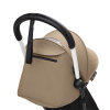Stokke YOYO³ 2 в 1 White/Toffee с мягкой люлькой для новорождённого