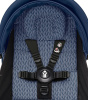 Stokke YOYO³ 2 в 1 White/Air France Blue с мягкой люлькой для новорождённого