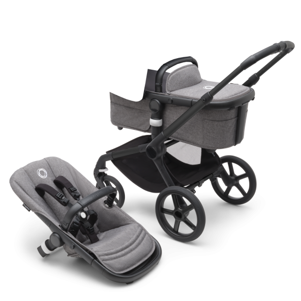 Bugaboo Шасси для коляски Fox 5 base - BLACK/GREY MELANGE
