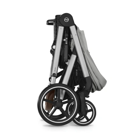 Cybex Детская коляска Balios S Lux SLV 3-в-1 c дождевиками Stone Grey