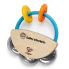 Hape Музыкальная игрушка 2-в-1: бубен и погремушка для малышей