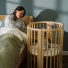 Овальная кроватка Stokke Sleepi Mini V3 из натурального бука