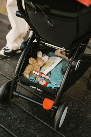 Stokke YOYO3 Black Ginger чёрный розовый фото