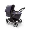 Bugaboo Donkey 5 Mono complete - GRAPHITE/STORMY BLUE-STORMY BLUE