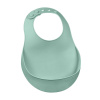 Beaba Детский нагрудник силиконовый BAVOIR SILICONE - SAGE GREEN