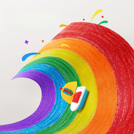 Mideer Многоразовые мелки Silky Crayons - 6 цветов