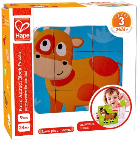HAPE Деревянные пазлы