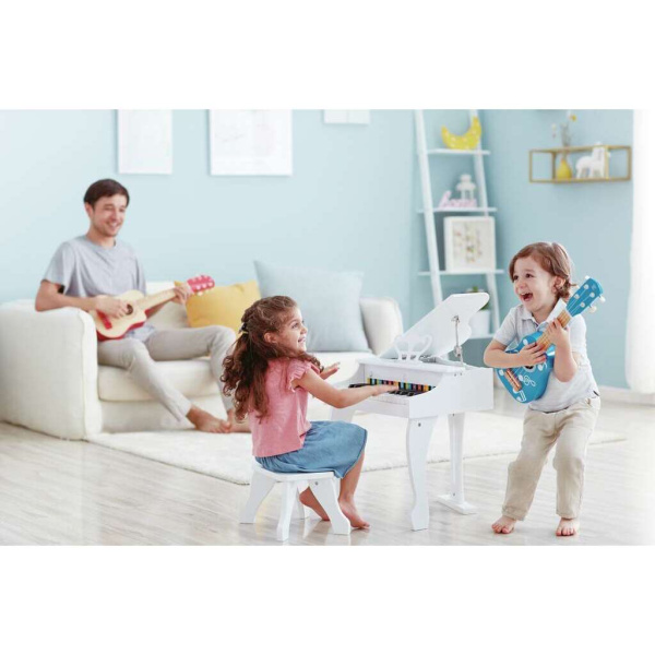 Hape Музыкальная игрушка рояль Делюкс, белый