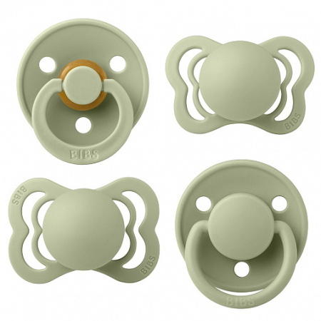BIBS Набор пустышек Try-it collection 4шт. - Sage