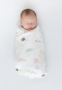 SwaddleDesigns Набор пеленок маркизет SwaddleLite - Summer Fun