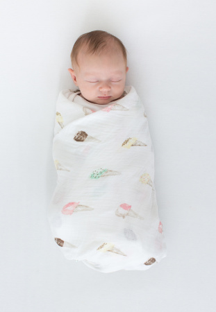 SwaddleDesigns Набор пеленок маркизет SwaddleLite - Summer Fun