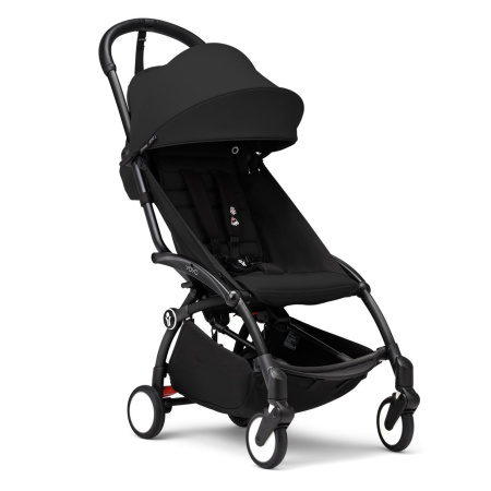 Stokke YOYO3 коляска универсальная 2в1 с мягкой люлькой Black/Black