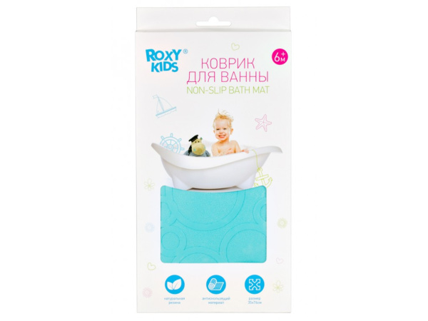 Roxy Kids Коврик для ванны противоскользящий 35х76 см