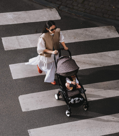 Stokke YOYO3 Black Leopard чёрный леопардовый фото