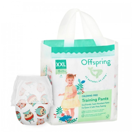 Offspring трусики-подгузники, XXL 15-23 кг. 24 шт. - Совы