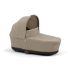 Cybex Детская коляска Priam IV Rosegold 2 в 1 Cozy Beige + спальный блок Lux Carry Cot